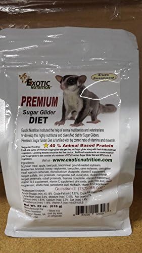 Exotic Nutrition Premium Sugar Glider Diet 22 oz