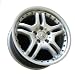 17" Twin Spoke Alloy Wheels for Mercedes Benz - Set of 4 with Lug Bolts and Center Caps