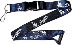 Los Angeles Dodgers Lanyard Keychain LA