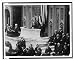 Historic Print (L): [A session in the House of Representatives, with Warren Harding speaking, and Calvin Coo