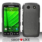 Rubberized black silver Carbon Fiber Snap on Design Case Hard Case Skin Cov ....