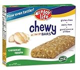 Enjoy Life Caramel Apple Chewy On The Go Bars, Gluten, Dairy & Nut Free, 5 oz Boxes, 6 ct (Quantity of 1)