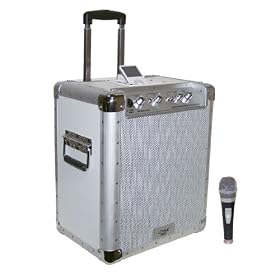 Battery Powered Portable PA System W/Ipod Docking Station: Office Products