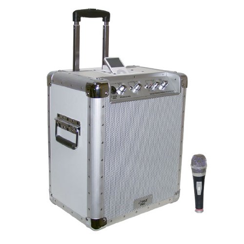 Battery Powered Portable PA System W/Ipod Docking Station