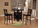two 30"H Dark Jasper Bar Chairs By Acme Furniture