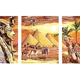 Ravensburger 28950 - Geheimnisvolles �gypten - Malen nach Zahlen Premium Triptychon, 80 x 50 cmvon "Ravensburger"