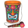 Tiki Time Ice Bucket with Tongs