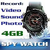 Sports Watch with Hidden Camera, Microphone and 4GB Storage