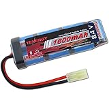8.4V 1600mAh NiMH Flat Battery Pack with Mini Tamiya Female Connector Assembled with 16G Wire