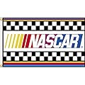 Nascar With Stripes 3 X 5 Single Sided Banner Flag