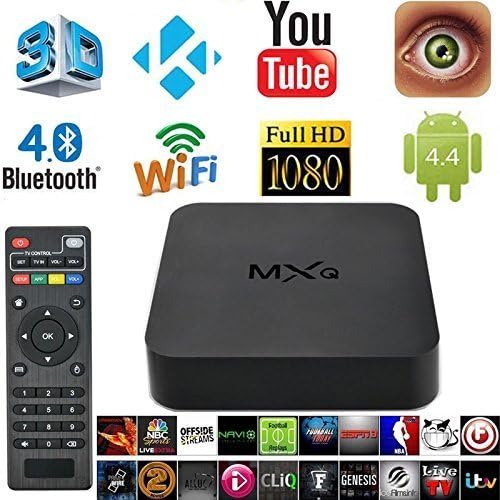 Danspeed Kodi(xbmc) Mxq Quad Core Android 4.4 Tv Box Fully Loaded Free Sports Movies