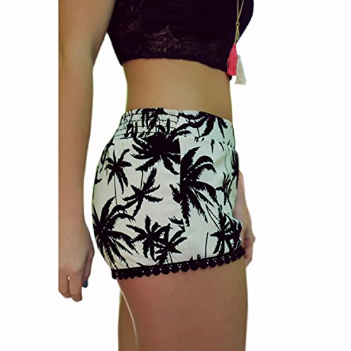 Sannysis Women Hot Pants Summer Casual Beach Shorts High Waist Shorts