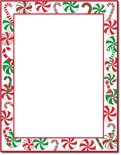 Peppermints Party Holiday Stationery - 80 Sheets
