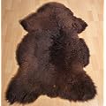 XXL Schaffell braun - wie Braunb�r - 130-140cm