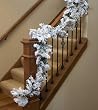 9' x 12" Heavily Flocked Alaskan Artificial Christmas Garland - Unlit