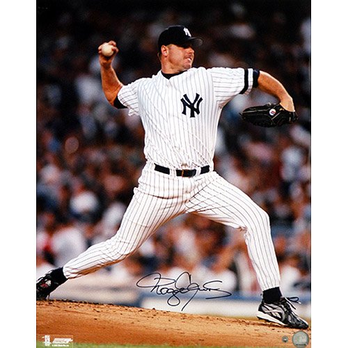 Mounted Memories New York Yankees Roger Clemens Autographed 16X20 Photograph