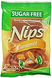 Nips Sugar Free Caramel Candy, 3.25-Ounce Bags (Pack of 12)