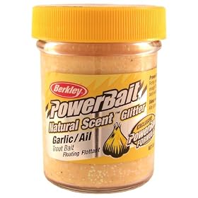 PowerBait FW Natural Garlic Scent Glitter Trout Fishing Bait by 