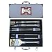 Arkansas Razorbacks 8pc. BBQ Set w/Case - NCAA College Athletics - Fan Shop Sports Team Merchandise