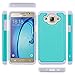 Galaxy On5 Case, LK [Shock Absorption] Drop Protection Hybrid Dual Layer Armor Defender Protective Case Cover for Samsung Galaxy On5 (Teal)