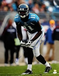 Autographed Mike Sims-Walker Photo - 16x20 - JSA Certified - Autographed NFL Photos