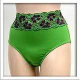 Venus 2 Pack Green Sheer Floral Bikini Panty #3570 S