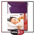 Spannbettlaken Spannbetttuch Baumwolle "Relax" f�r Wasserbetten & herk�mmliche Betten ,180x200-200x220, Farbe lila