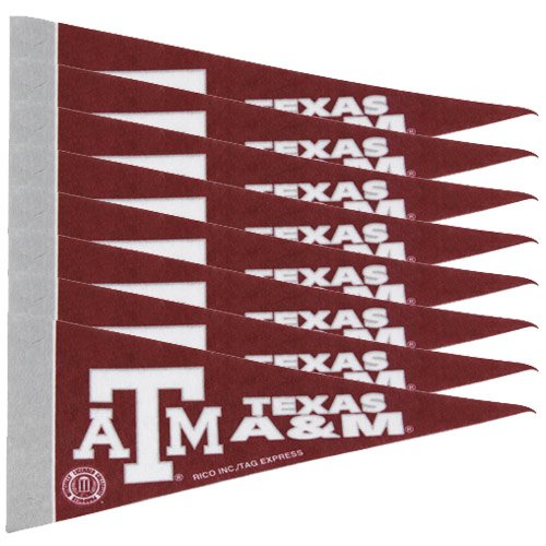Texas A&M Aggies Mini Pennant Set: 8-Pack