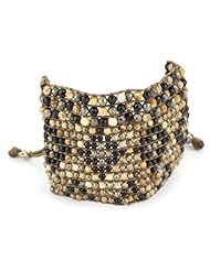Chan Luu Semi Precious Stones on Nylon Cord Cuff Bracelet