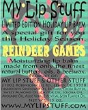 My Lip Stuff-REINDEER GAMES (Gooseberry Flavor) LIMITED EDITION HOLIDAY LIP BALM