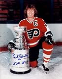 BOBBY CLARKE Philadelphia Flyers Cup SIGNED 16x20 Photo