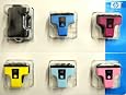 6-Pk (Full Set) NEW GENUINE HP 02 Vivera Ink Cartridges for most of the PhotoSmart Models
