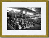 Gold Framed/Matted Print 17×23, Olympia Motor Show, London