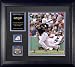 Vernon Wells Toronto Blue Jays Framed 8x10 Photograph with Game-Used Baseball Piece & Medallion