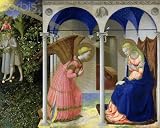 Wallmonkeys Peel and Stick Wall Decals - The Annunciation by Fra Angelico - Removable Graphic