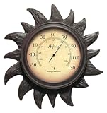 Infinity Instruments Sunny Day Thermomter-Rust Finish