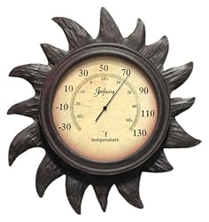 Infinity Instruments Sunny Day Thermomter-Rust Finish