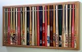 Mini 18' MLB Baseball Bat Display Case Cabinet with glass door