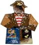 KIDORABLE Pirate Raincoat, Brown, 4-5
