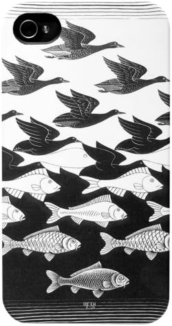 MC Escher MC1205 Sky and Water Case for iPhone 4/4S - Retail Packaging - NA