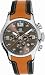 Breil BW0059 Gents 'Globe' Brown and Orange Leather Strap  Watch