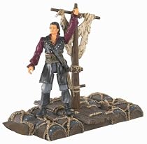 Pirates Of The Carribean 3: at World's End - Will Turner with Spinning Powder Keg Raft
