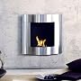 Chimo Fireplace (stainless steel) (27" H x 27" W x 6.25" D)