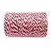 Wrapables Cotton Baker's Twine 12ply 110 Yard, Red