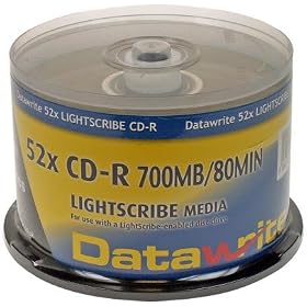 Datawrite LightScribe CD-R - 52x 700Mb (50 Tub)