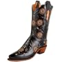 1883 by Lucchese Women's N4551 5/4 Western Boot,Black,7.5 B(M)US