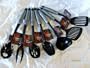 Chef Craft Nylon Utensil Kitchen Set of 7 Gray