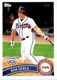 2011 Topps Opening Day Baseball Card #159 Dan Uggla - ATLANTA BRAVES - MLB Trading Card&Acirc;&nbsp; In A Protective Screwdown Display Case!