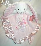 Carter's Baby Just One Year Lovey Security Blanket Pink Floppy Ear Bunny Rabbit