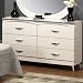 Home Line B698D Contemporary 6 Drawer Dresser